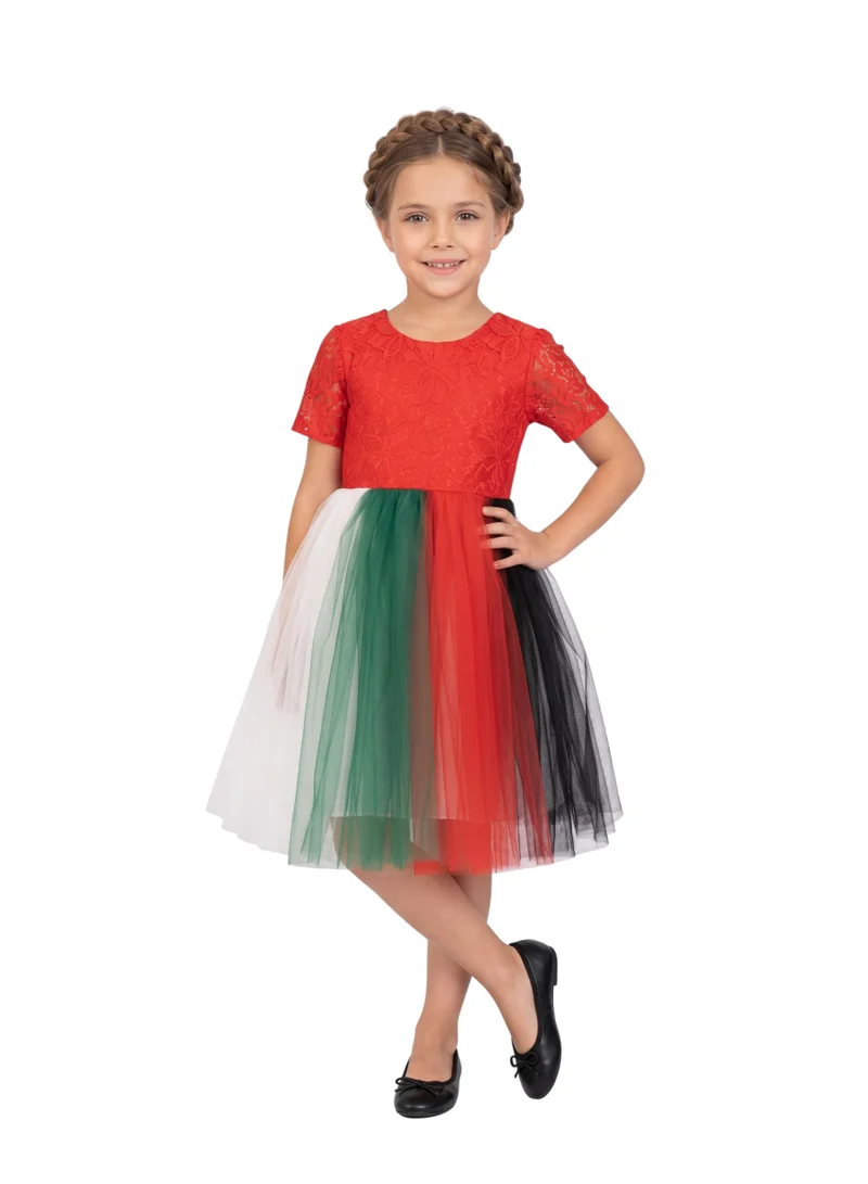 D'daniela UAE National Day Flag with Flowers