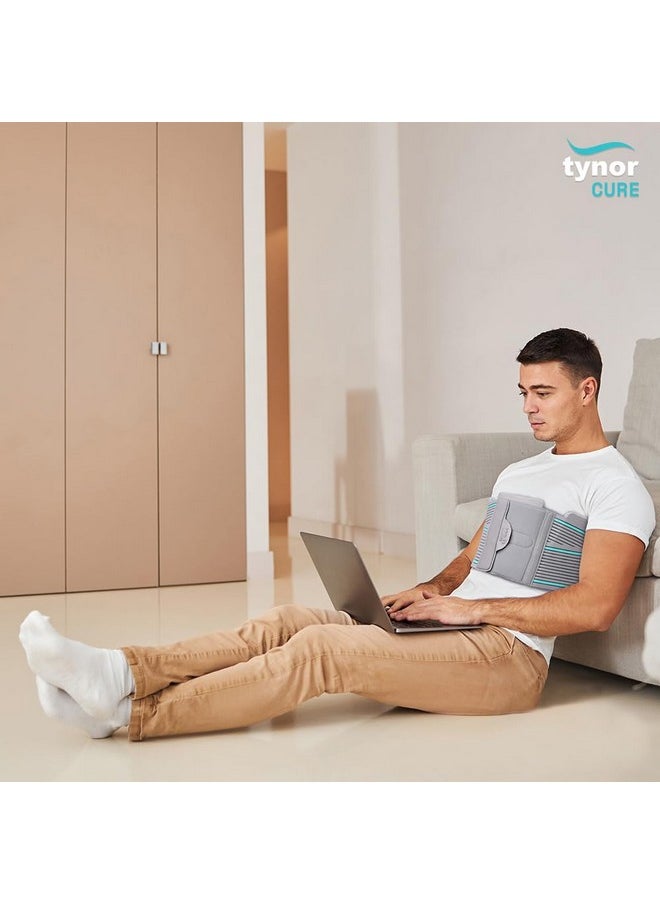 Tynor Tynor Chest Binder, for Post-Surgery Recovery | Breathable Compression Support for Chest Support and Rib Injuries | Brace for Men & Women, Pack of 1 (Grey, Large)  - Image 5