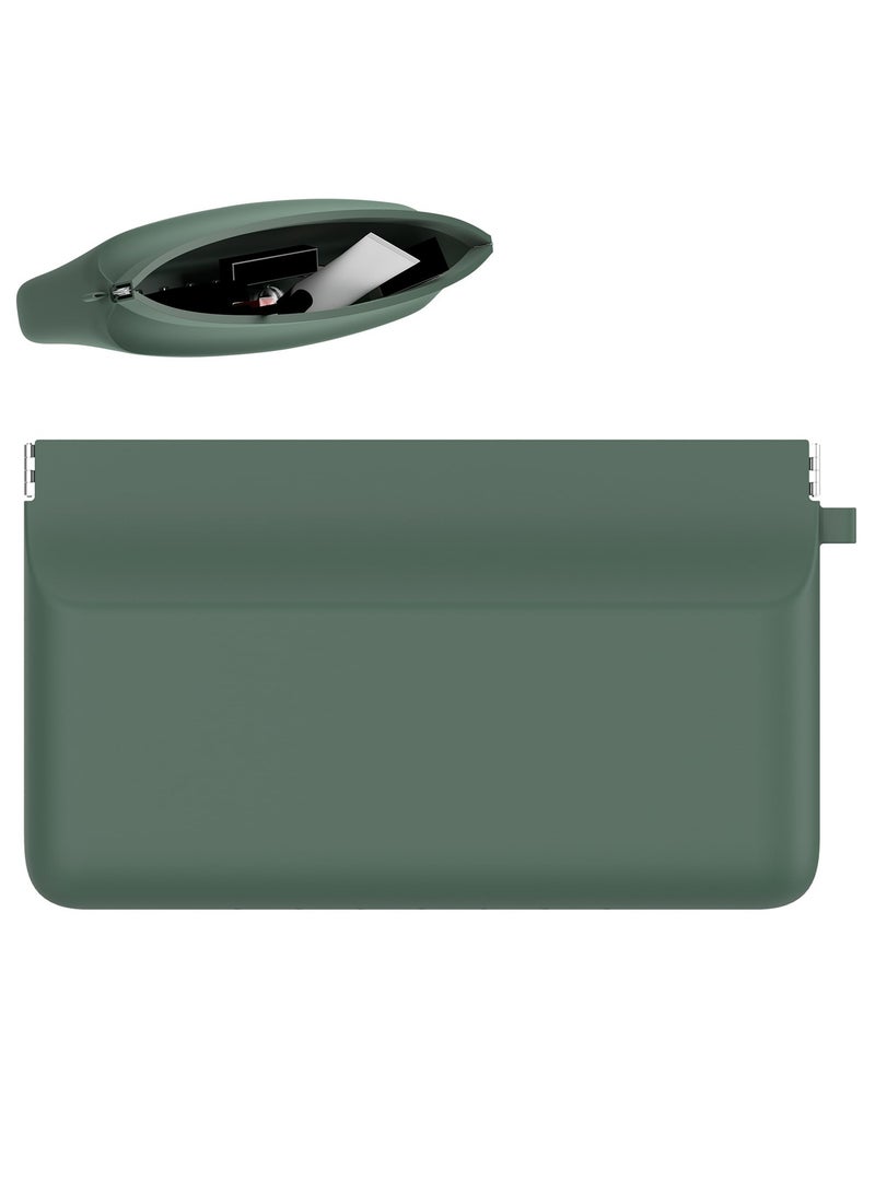 Stylish Silicone Makeup Bag for Women and Girls, Portable Travel Cosmetic Organizer for Makeup, Brushes and Beauty Tools, Perfect for On-the-Go Glam! - Image 1