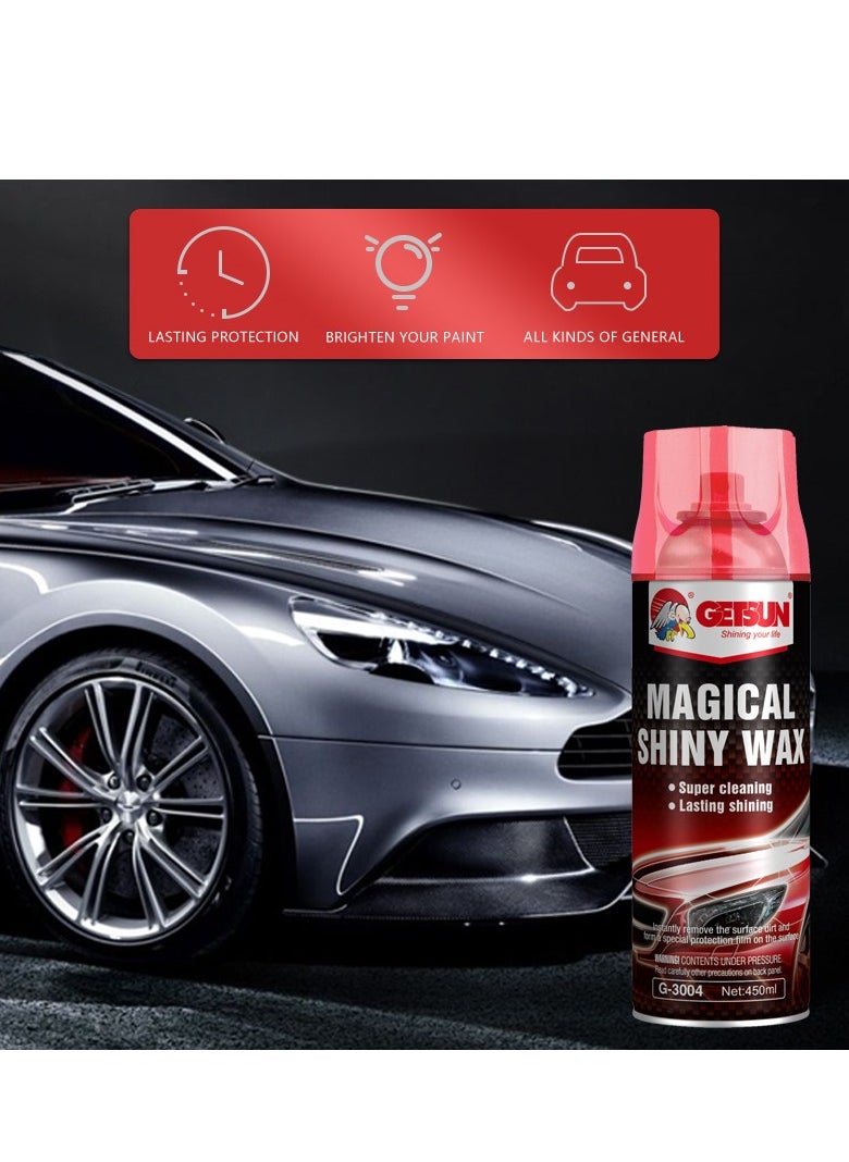 GETSUN Magical Shiny Wax To Protect Car and Motorcycle Paint and Address Scratches Long Lasting Shine - 450ml  - Image 1