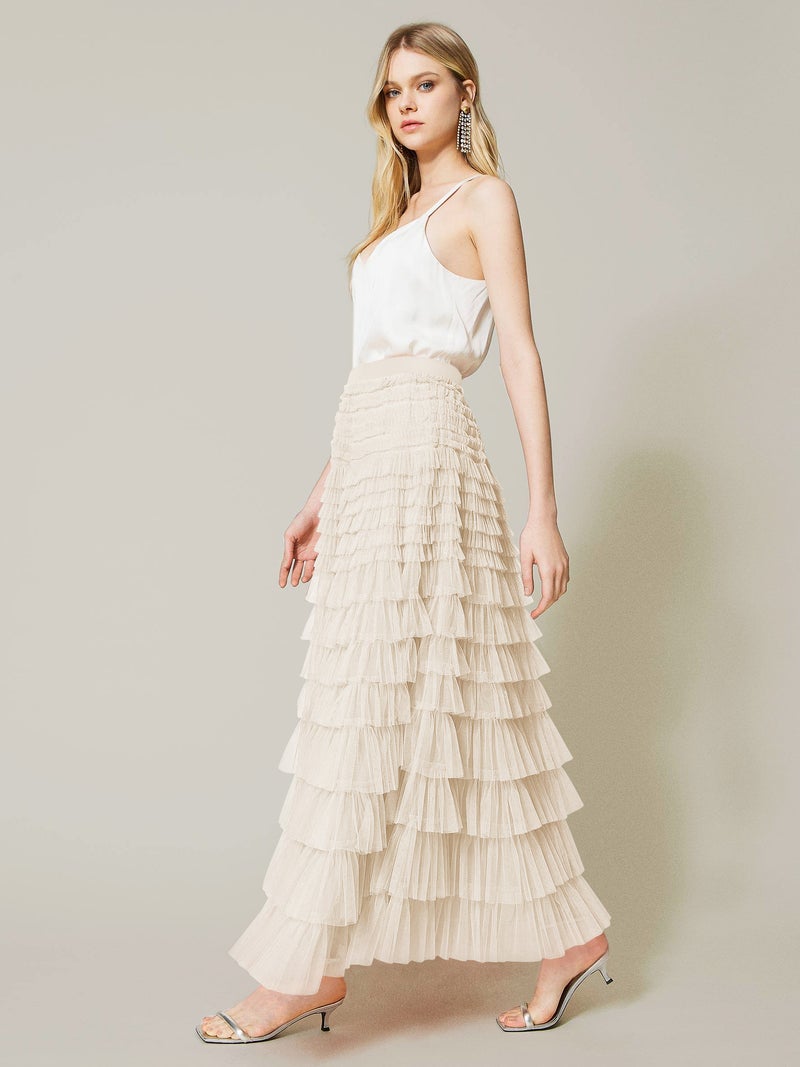 2026 and Summer Hot-Selling Item, Fashion Mesh Cake Skirt for Women on Independent Platforms and - Image 4