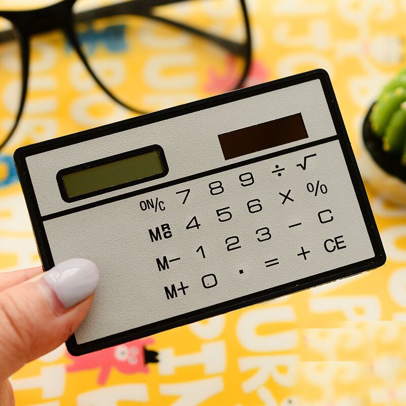 حاسبة بطاقة الأعمال الشمسية المحمولة فائقة النحافة - Image 3