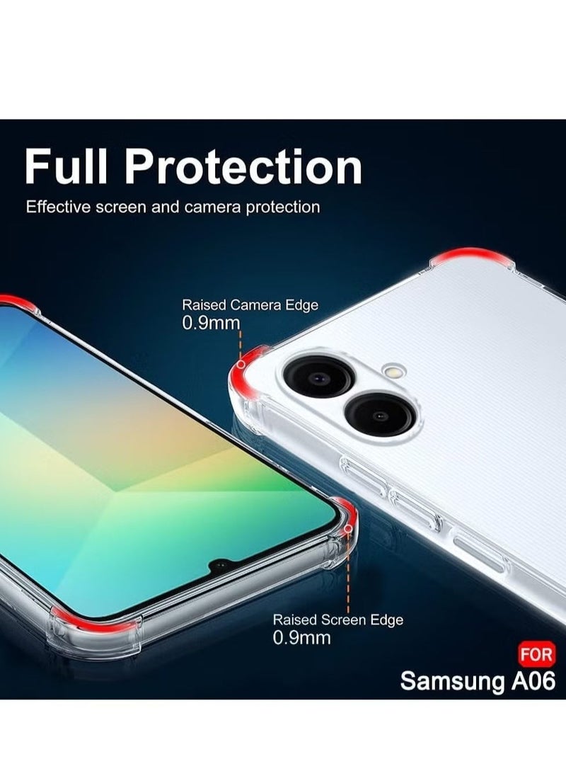 JAJEEK Samsung Galaxy A06 Case – Transparent Soft Flexible TPU, Anti-Drop Shockproof Bumper Protective Cover for Samsung Galaxy A06, Slim, Durable, and Lightweight - Image 5
