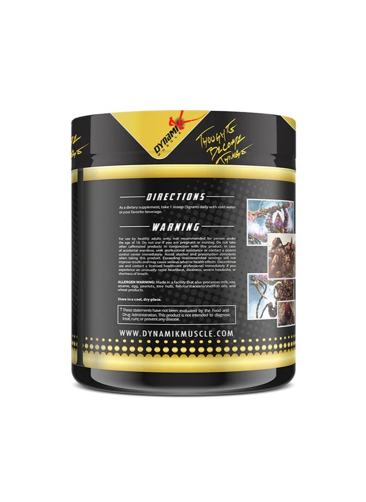 DYNAMIK MUSCLE Gold Series Glutamine, Unflavoured, 60 Servings  - Image 2