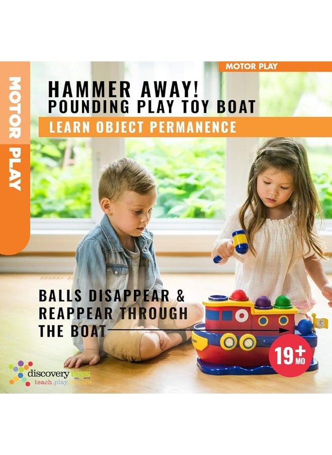 Discovery Toys Discovery Toys Hammer Away! | Kid-Powered Learning | Pound & Roll Activity Toy | STEM Educational Toy Learning & Childhood Development 19 Months and Up  - Image 2