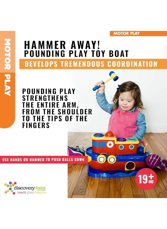 Discovery Toys Discovery Toys Hammer Away! | Kid-Powered Learning | Pound & Roll Activity Toy | STEM Educational Toy Learning & Childhood Development 19 Months and Up  - Image 5