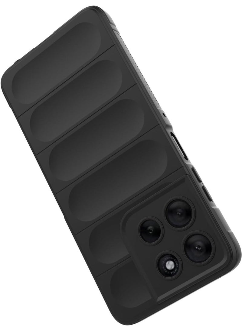 يوارب كينج موتورولا Moto G56 قذيفة حماية من الصدمات باللون الأسود مع بطانة من ألياف فائقة الدقة لمكافحة الخدوش - Image 3