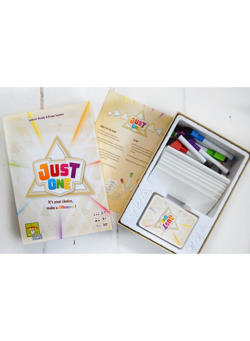 MAKS & CO. Just One Board Game – Cooperative Word Guessing Game for Kids and Families – Fun Party Game for Ages 8+ – 3 to 7 Players - Image 1