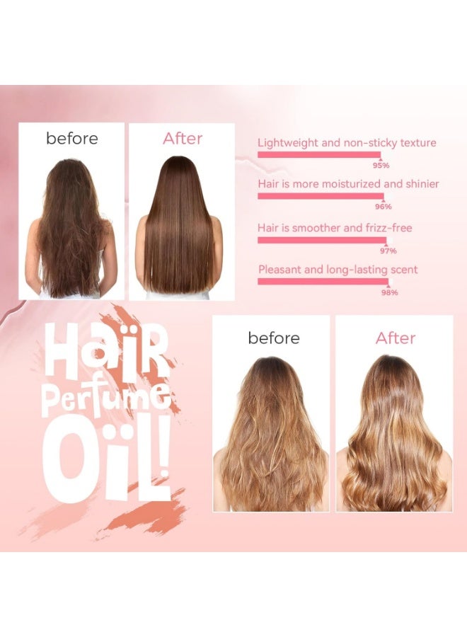 immetee Hair Perfume Oil, Floral Hair Perfume Spray, Long-lasting Fragrance, Hair Oil Moisturize Hair. 100ml (M, LAMPROCAPNOS SPECTABILIS) - Image 3