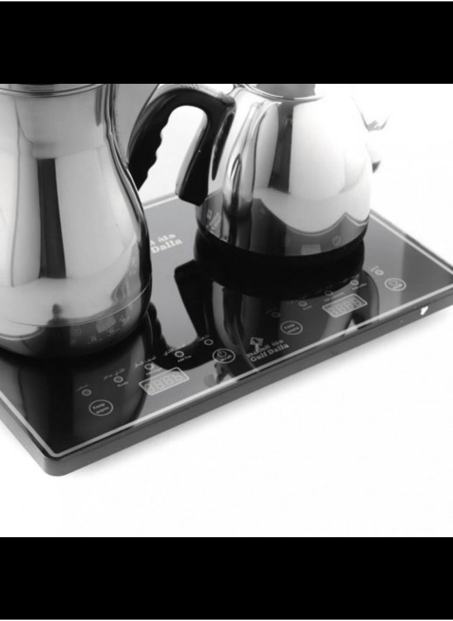 Gulf Dalla Arabic Coffee And Tea Maker Silver/Black  - Image 4
