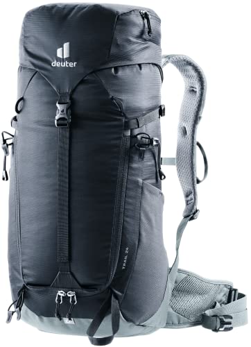 Deuter Trail 24L Backpack for Hiking & Mountain Climbing - Black-Shale - Image 1