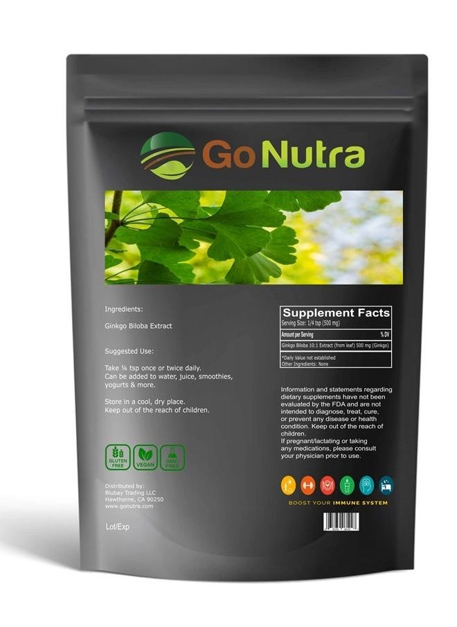 Ginkgo Biloba Extract Powder 10:1 Extra Strength Ginkgo Leaf | 8 oz. Pure Non-GMO - pzsku/Z69B78633242D75B3C2C0Z/45/_/1687908366/ff93b126-fdf0-4aac-bb28-26b29258b94c