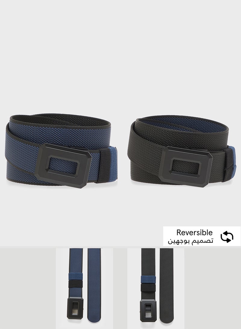 سفنتي فايف حزام كاجوال قابل للعكس - Image 1