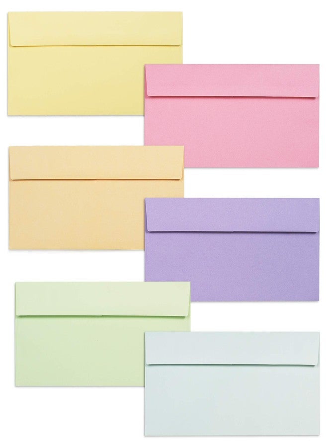 MATICAN Colored Envelopes Letter Size, 36-Pack #10 Business Envelopes, 4 1/8 x 9 1/2 Inches, 6 Pastel Colors - Image 1