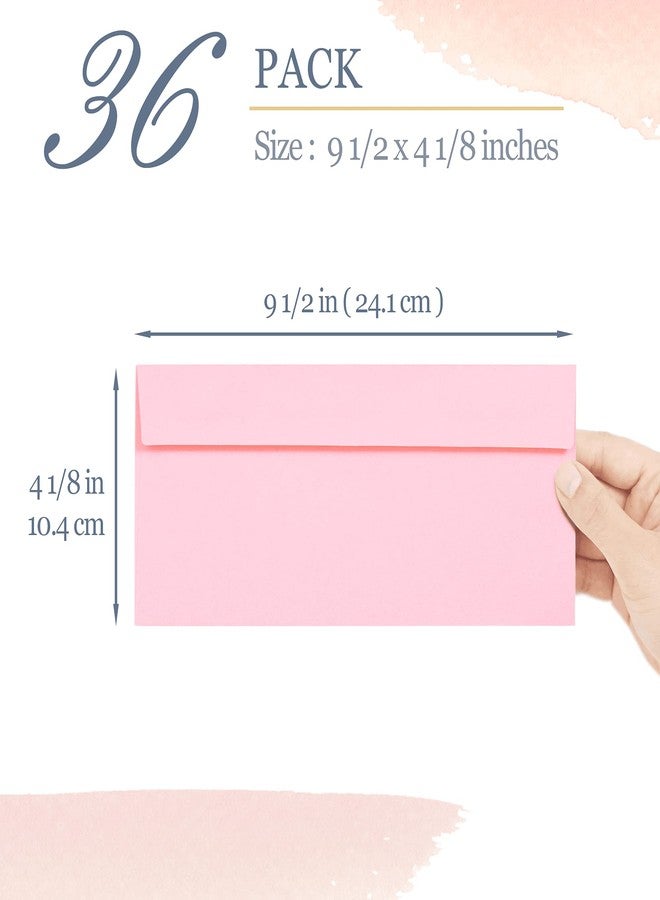 MATICAN Colored Envelopes Letter Size, 36-Pack #10 Business Envelopes, 4 1/8 x 9 1/2 Inches, 6 Pastel Colors - Image 4