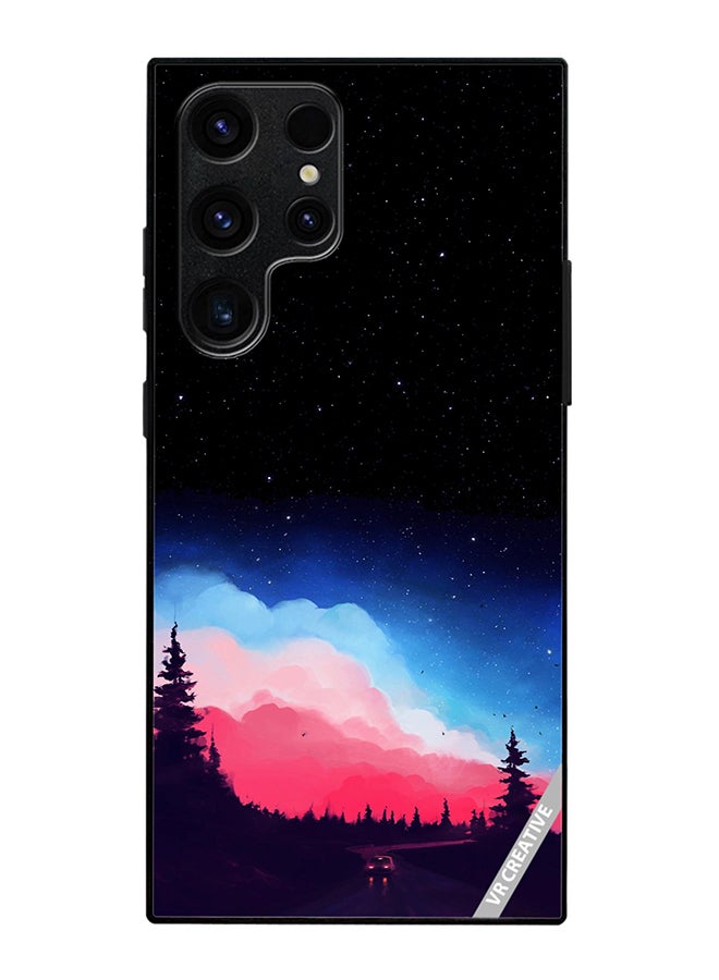 Protective Case Cover For Samsung Galaxy S25 Ultra Vibrant Cloud Design Multicolour