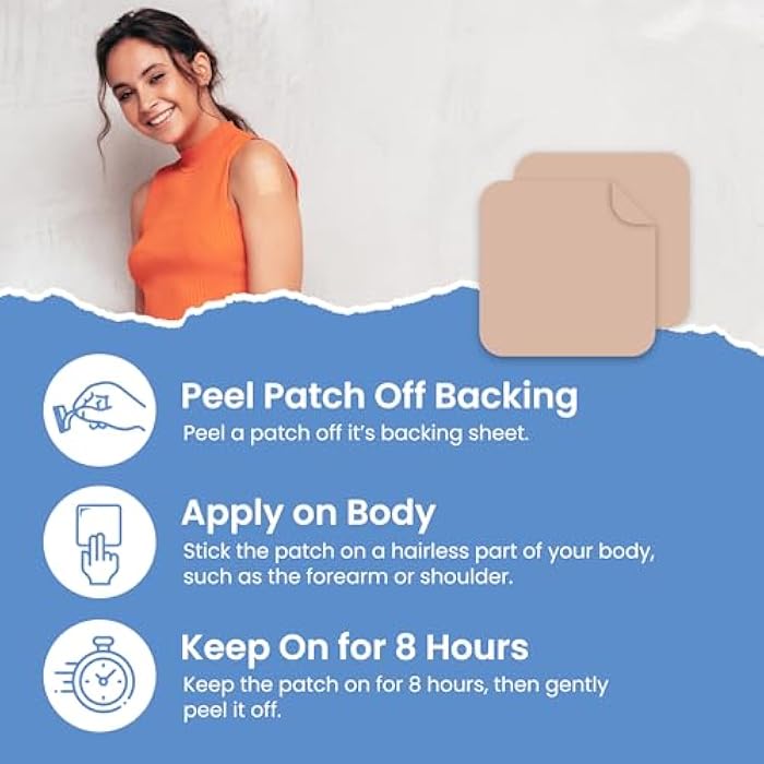 MONIER Melatonin Sleep Patches for Adults Extra Strength | Easy-to-Apply Sleep Patch with Valerian | Relax & Wake Up Refreshed | Long-Lasting Night Comfort for Men & Women | 60 Patches - Image 2