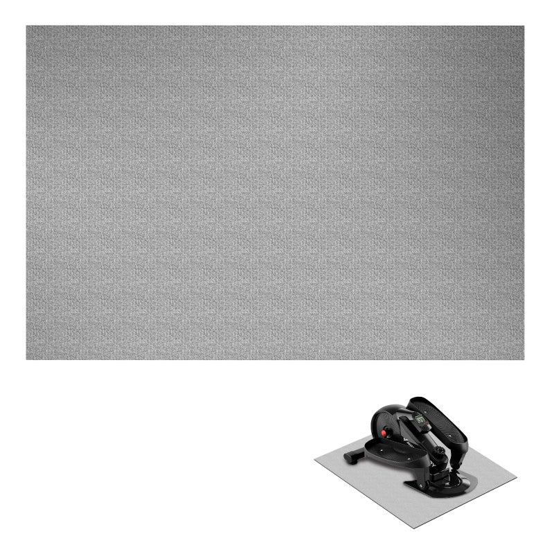 Wiojtry NonSlip Workout Mat for Under Desk Elliptical 197 236 Apply to Foot and Leg Pedal Exerciser for Seniors Fitness Enhanced Stability and Floor Protection