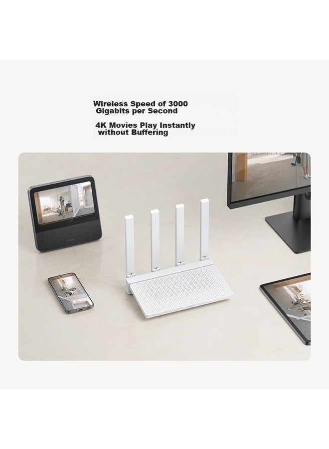 M I Xiaomi Router Ax3000t, Full-featured 5g Dual-band Wifi6, Multi-device Networking, 3000m Wireless Speed, Multi-band Aggregation, Smart Home Router - Image 3
