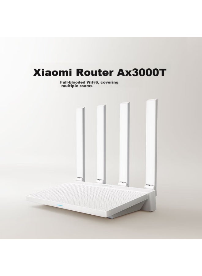 M I Xiaomi Router Ax3000t, Full-featured 5g Dual-band Wifi6, Multi-device Networking, 3000m Wireless Speed, Multi-band Aggregation, Smart Home Router - Image 1
