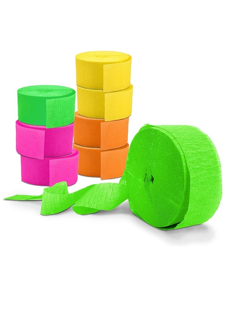 Terabyte NEON CREPE STREAMER (PACK OF 40) MULTICOLOR - Image 1