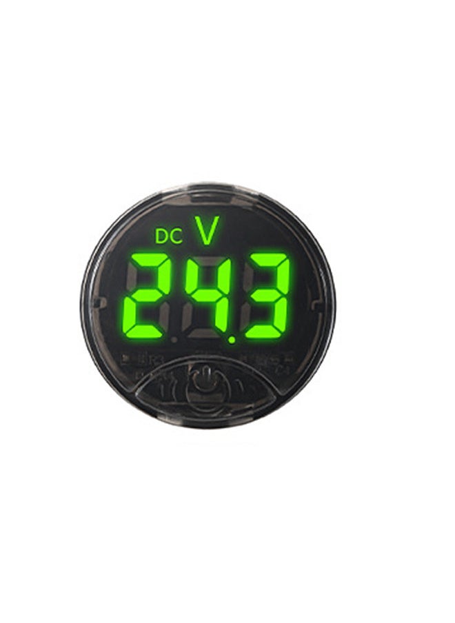 7-120VDC 0-120VDC Touching Control Voltage Meter with Low Voltage Alarm and Reverse Polarity Protecting Function Digital Display Colors Customizable  - Image 1