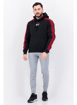 adidas Originals Men Sportswear Fit Long Sleeves Outdoor Sweatshirt, Black  - Image 4