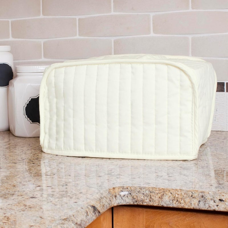 Ritz Four Slice Toaster Cover, Machine Washable Cotton/Polyester Kitchen Appliance Covers, Natural - Image 4