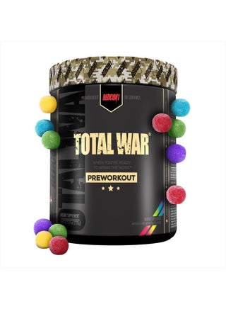 Total War Pre Workout Powder, Rainbow Candy - Beta Alanine + Citrulline Malate Vegan & Keto Friendly Preworkout for Men & Women with 320mg of Caffeine (50 Servings - pzsku/Z69B83BD68E529B4F7418Z/45/_/1715501285/67d0be86-709d-4fcd-9a60-47aa944dc388