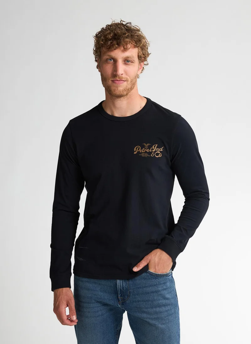 بترول اندستريز Men T-Shirt LS Classic Print