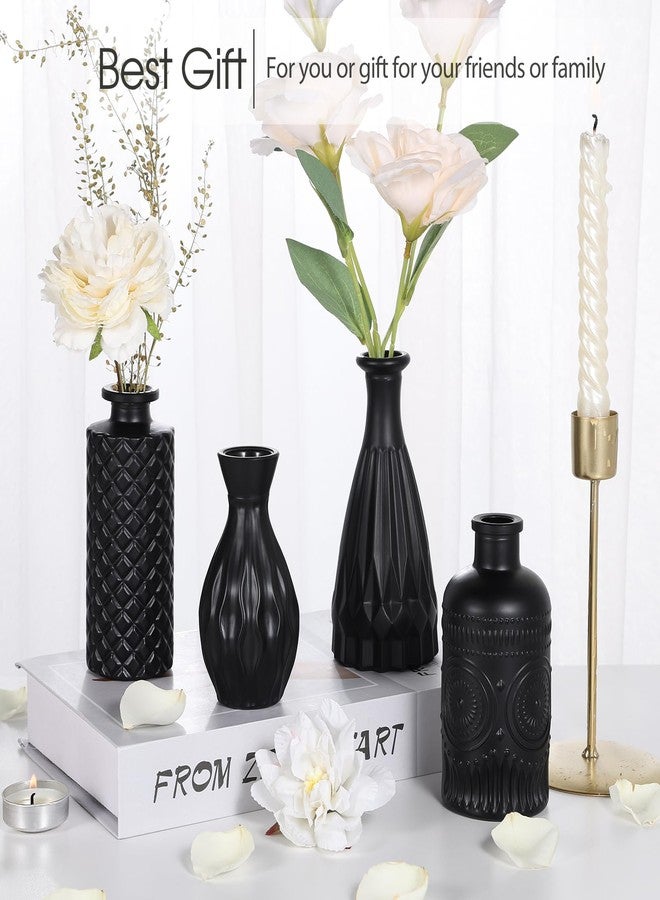 TBWIND 12pcs Black Bud Vases for Flower - Image 4