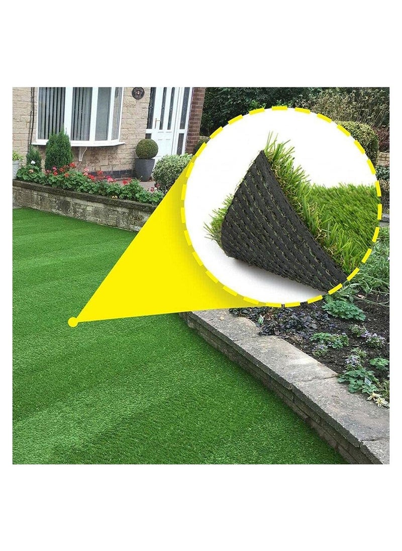 LINGWEI Artificial Grass Carpet Fake Grass Carpet Green 200x100cm  - Image 5