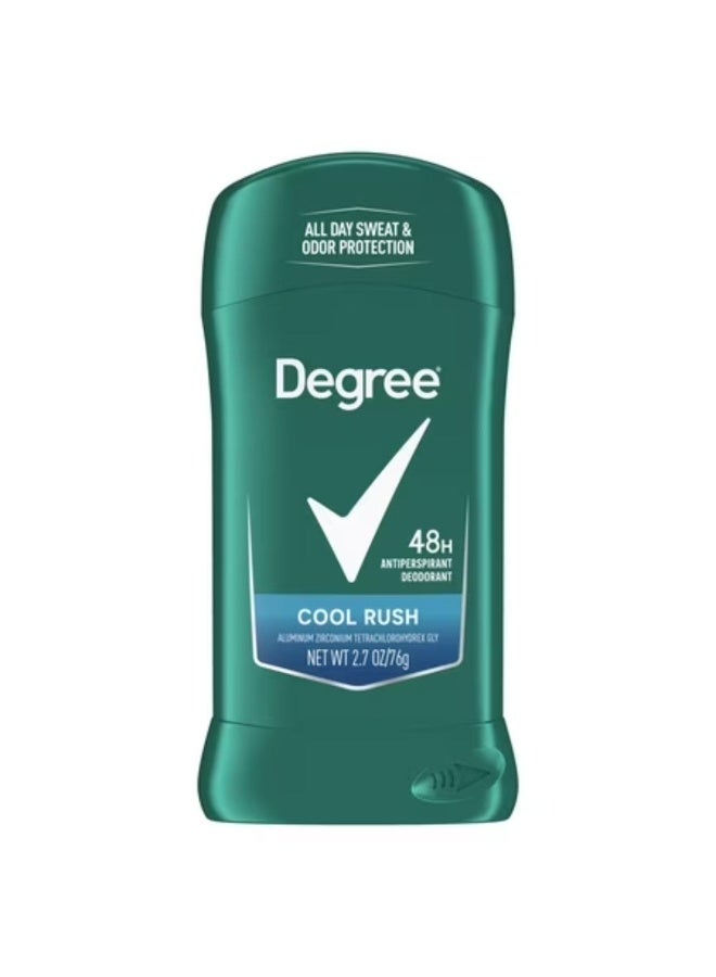 Degree Men Original Antiperspirant Deodorant Stick, Cool Rush, 76g