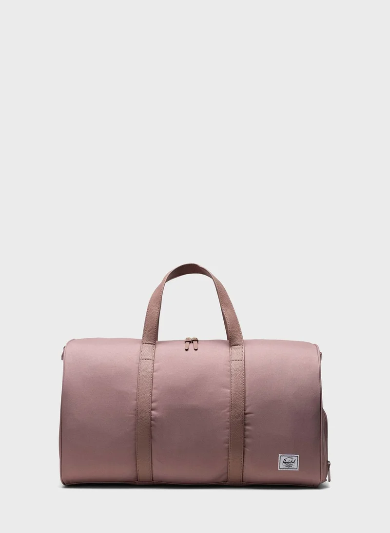 Herschel Logo Detail Zip Over Duffle Bag
