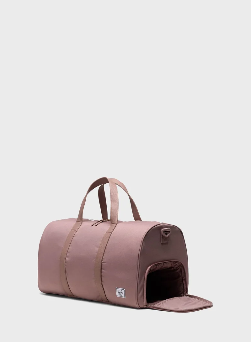 Herschel Logo Detail Zip Over Duffle Bag