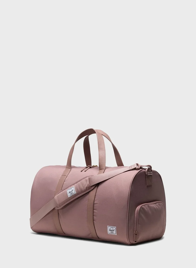 Herschel Logo Detail Zip Over Duffle Bag