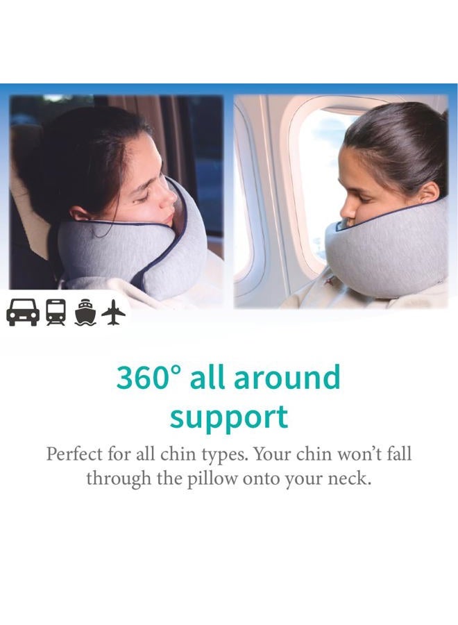 ETONVILLE Travel Pillow Neck Memory Foam, Airplane Flight, Sleeping Essential - Image 2