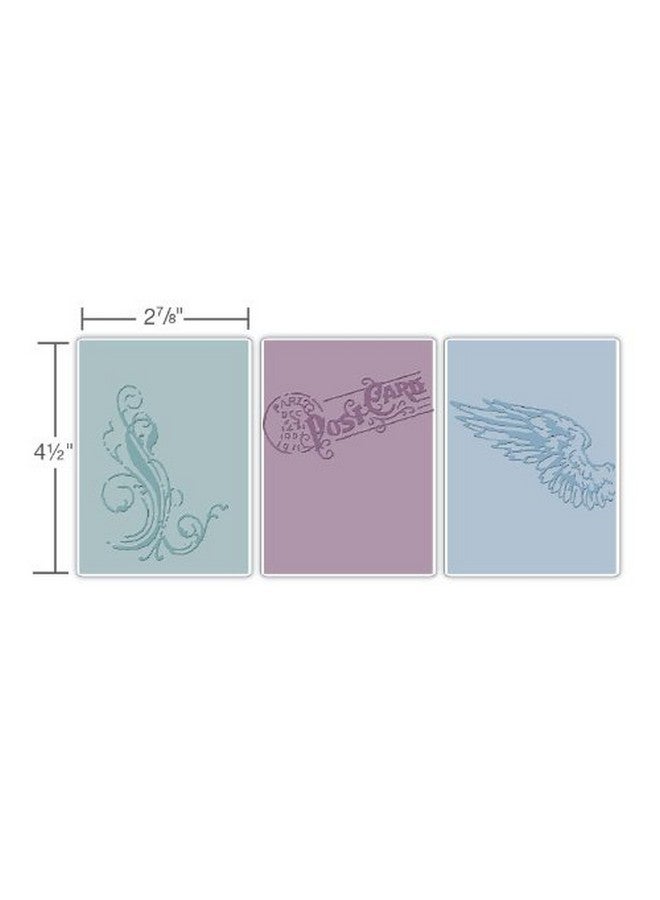 Sizzix Tim Holtz French Textured Trade Embossing - Image 3