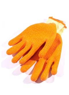 INGCO Latex Safety Gloves Rubber Work Gloves Industrial Project Hand Safety Glove Nitrile Coated, X-Large - HGVL05  - Image 2