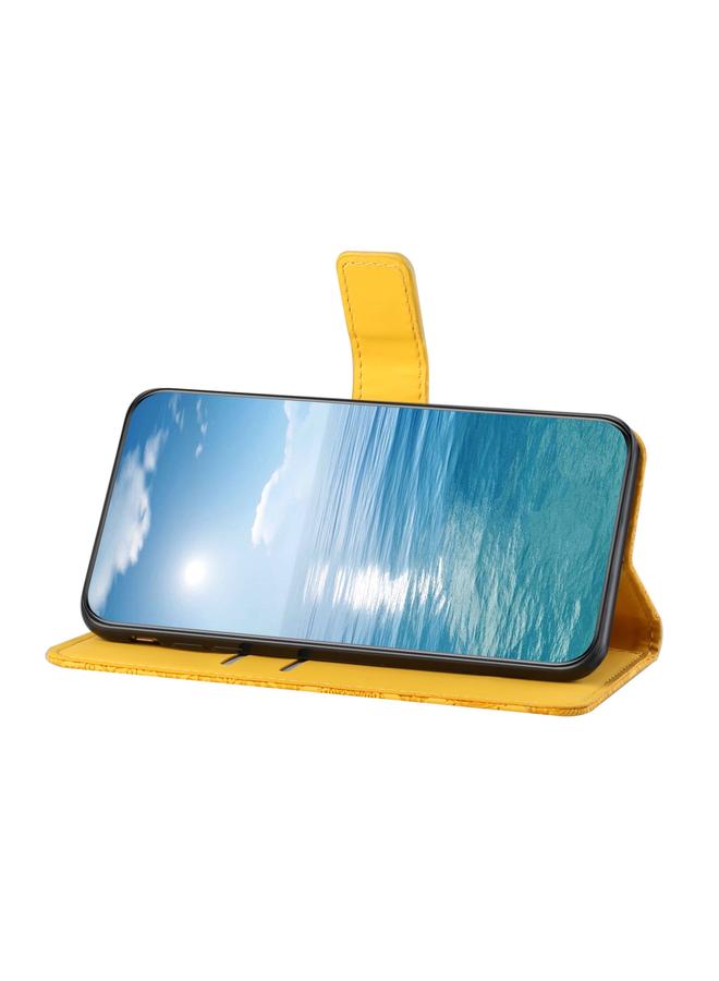 اس-توب جراب لهاتف Infinix Hot 30 4G، جراب هاتف جلدي منقوش بنمط عرقي - Image 5