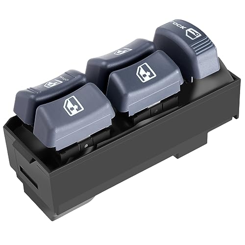 ROADFAR Window Switch Power Window Switch Master Control Power Window Switch Front Driver Side Replacement Parts fits for 1999-2000 Cadillac 1995-2005 for Chevrolet 1995-2004 GMC 15151360 - Image 1