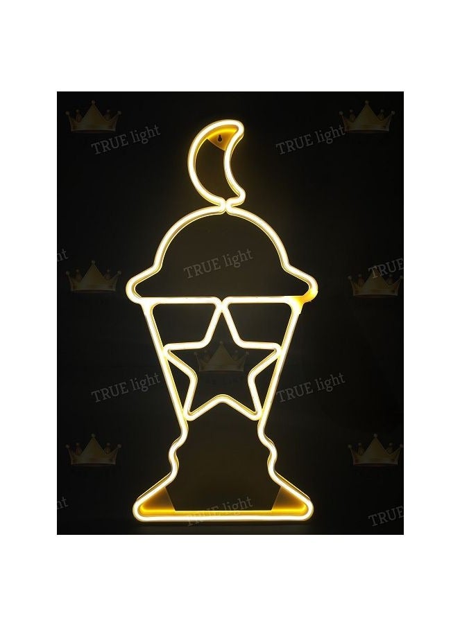 زينة رمضان فانوس ليد وسط - Image 2