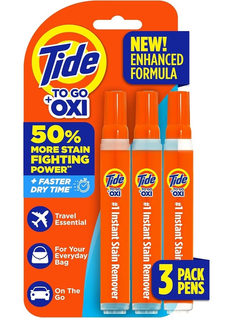 Tide Pen Stain Remover for Clothes Tide To Go Instant Stain Remover Pen Spot Cleaner Portable Travel Friendly Food Drink Stains Fits in Purses Bags - Image 1