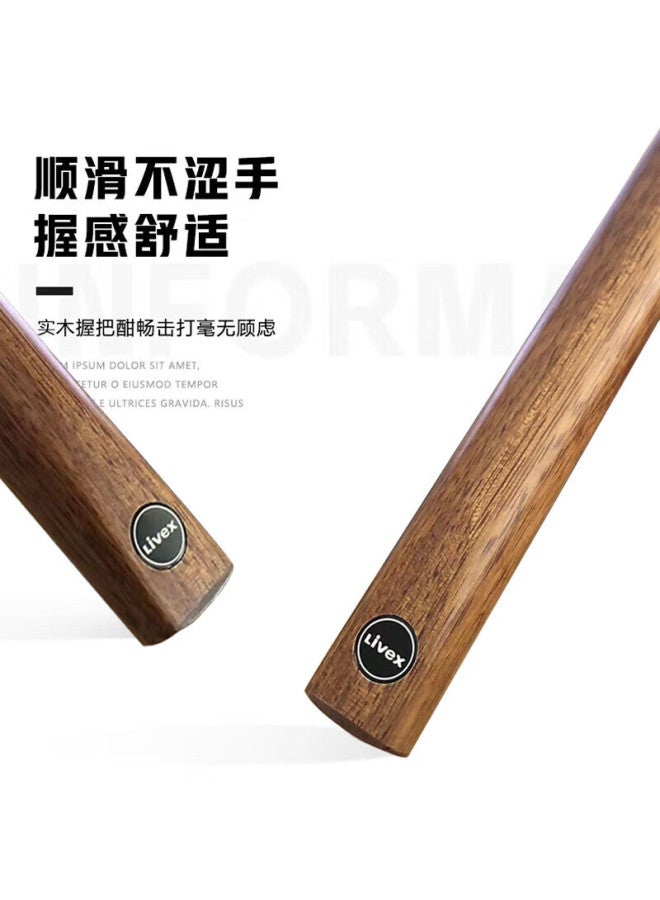Livex Walnut Pool Cue, Small Tip Snooker Cue, Black 8, Chinese Black Eight Billiard Cue, 16 Colors - Image 5
