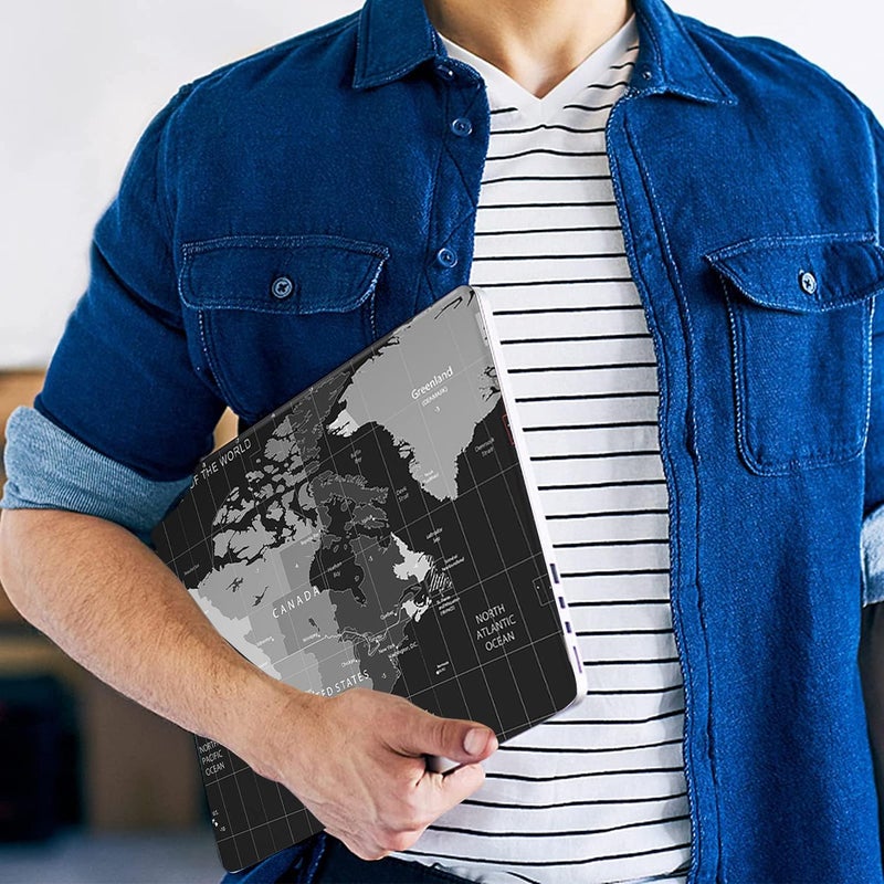 icolor World Map Laptop Skin Sticker - Image 3