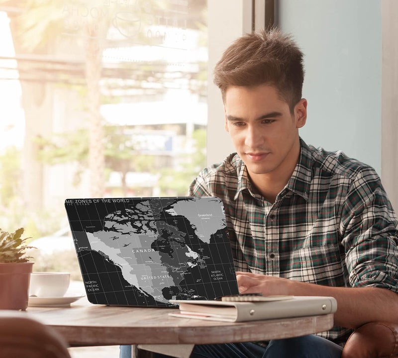 icolor World Map Laptop Skin Sticker - Image 4