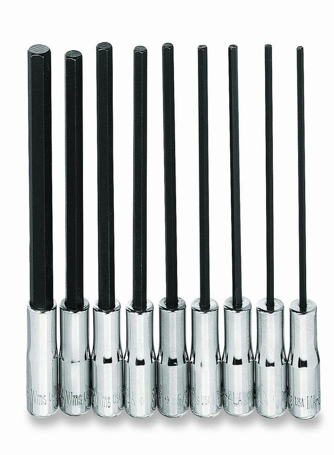 Williams WSMS-9LRC 9-Piece 1/4-Inch Drive Long Hex Bit Socket Set - Image 2