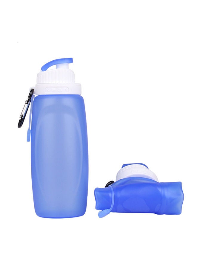 واي آند دي زجاجة مياه من السيليكون قابلة للطي لون أزرق 320مل