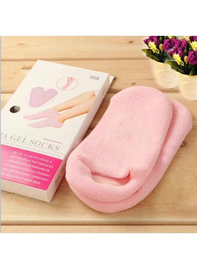 جوارب سيليكون جل مرطبة فائقة النعومة لإصلاح الأقدام والكواحل الجافة المتشققة، العناية بالبشرة، جمال القدم، جوارب جل مرطبة، جوارب سبا للكعوب المتشققة - Image 5
