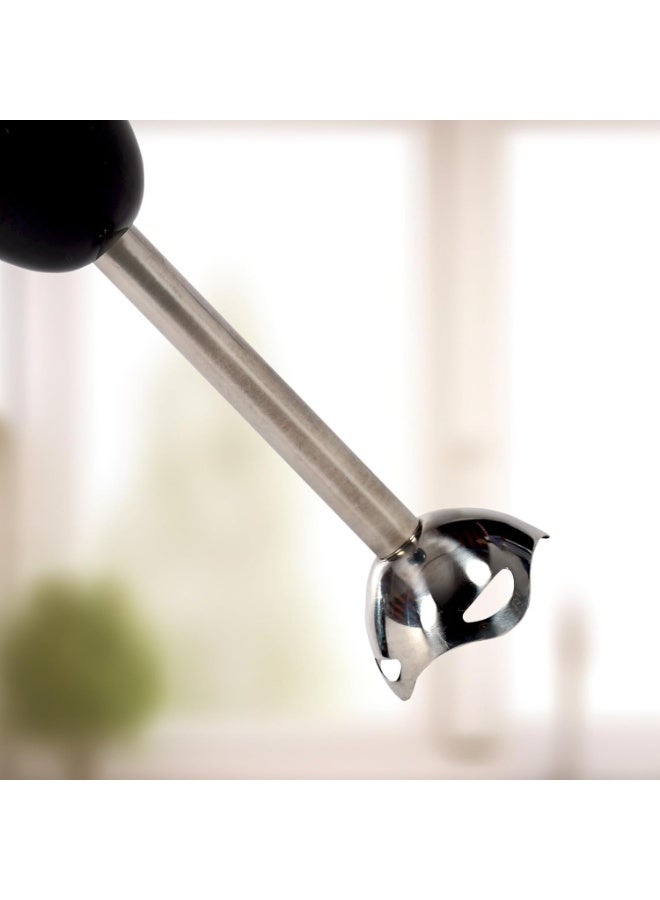 SPJ 200W Hand Blender with 600mL Blending Cup | 2-Speed Control | Durable Stainless Steel Blades | Compact & Easy to Use | Ideal for Smoothies, Sauces & Soups | 1-Year Warranty (Black) - Image 4